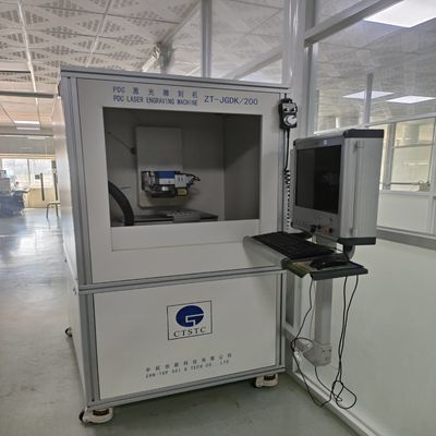 Máquina de processamento de PDC com localização visual CCD e eficiência de remoção de 0,005 mm/camada